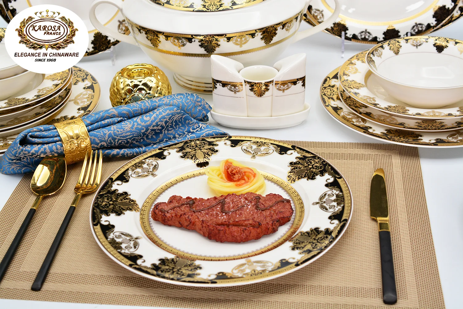 High quality western style dinnerware sets - Karosa chinaware