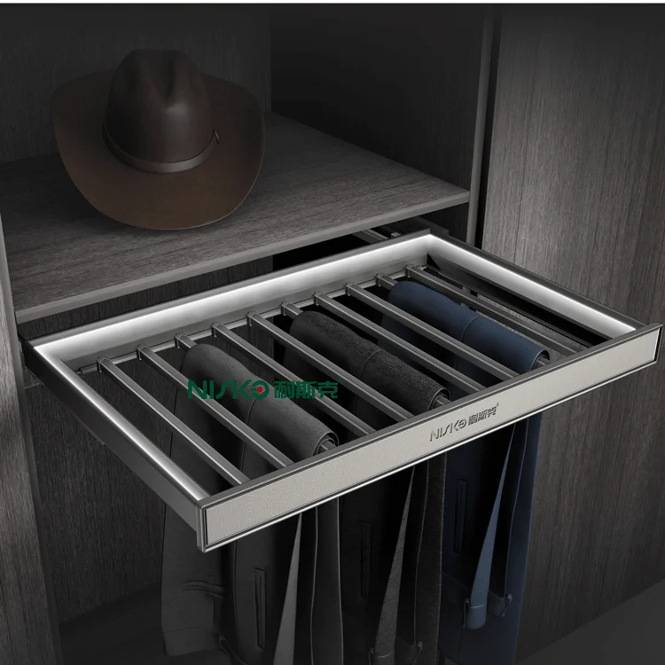 Wardrobe Storage Pullout Trousers Hanger Wd04A Series  China Pants Rack  Drawer Pants Rack Closet  MadeinChinacom