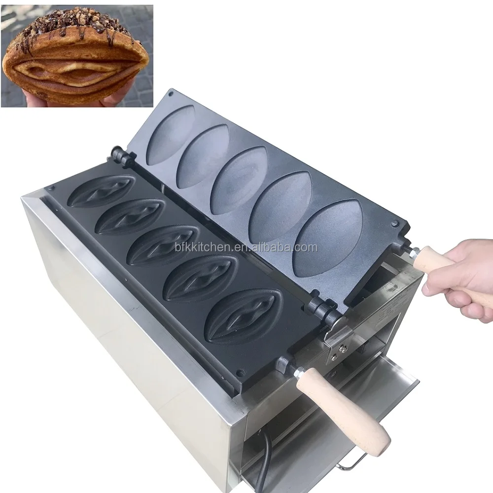 Máquina para hacer wafles en forma de pene