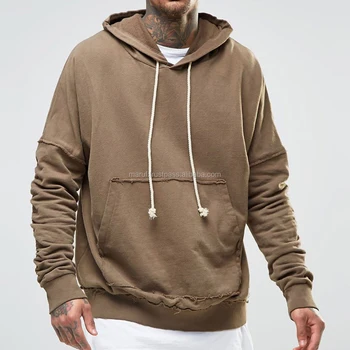 MSWMH40 Light Brown Color Hoodie With Premium Embroidery