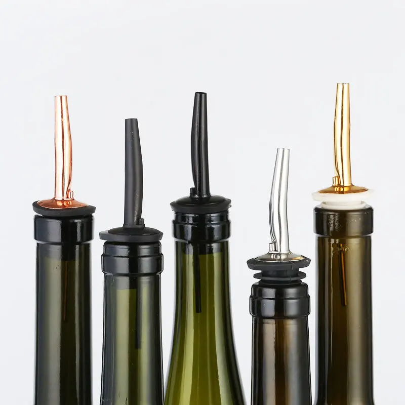 Stainless Steel Classic Cocktail Wine Bottle Pourers Tapered Spout
