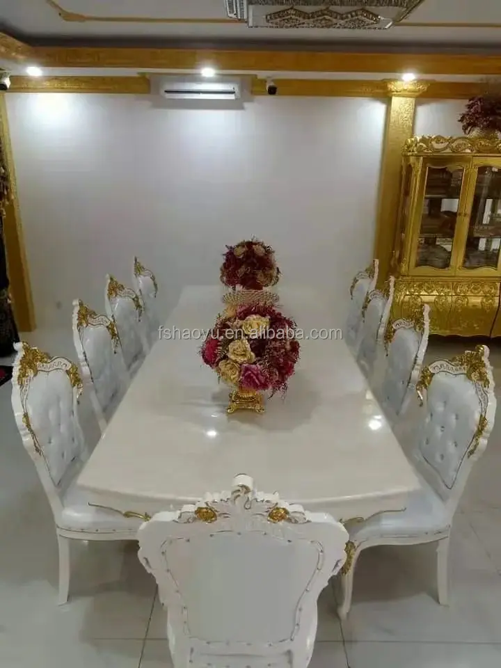 Dining Table And Chair Set Luxury Modern Restaurant Home Furniture ...