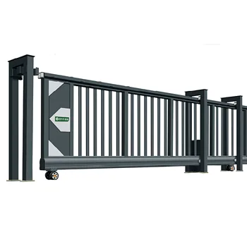Automatic Aluminium Sliding Gate for Industrial Use for Driveway Entry Villa Gardens Hotels Portails Jardin Courtyard Apartment