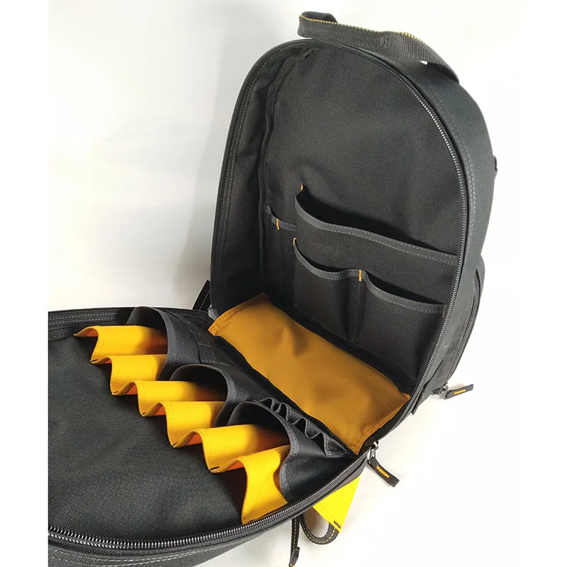 Бесплатный образец новый дизайн сумка для инструментов электрика с 24 карманами рюкзак