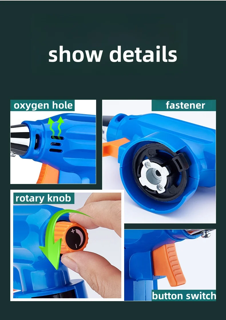 The New 2024 Handheld Portable Lighters Flame Gun Gas Torch Flame Gun   H38e015dbb5ee41ad819f2db294e59572I 