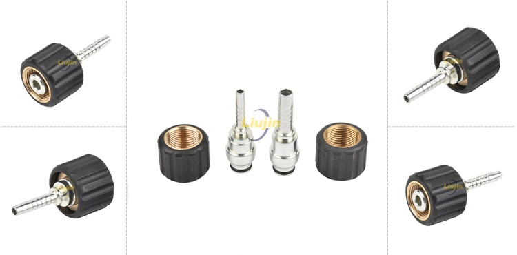 Stainless steel hydraulic hose fittings factory direct supply industrial hose fittings