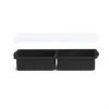 Frozen mold-black-two compartments