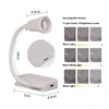 Blanco, Recargable, Foco y Lluvia, SKU XY-51118A