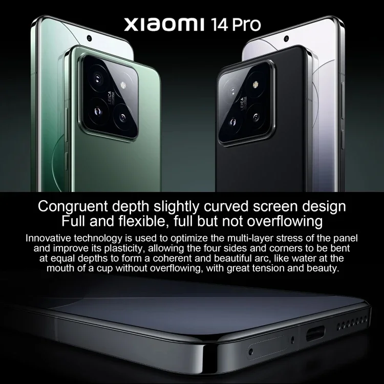 New Xiaomi 14 Pro 12GB 256GB 4880mAh 120W HyperOS QS 8 Gen 3 5G 