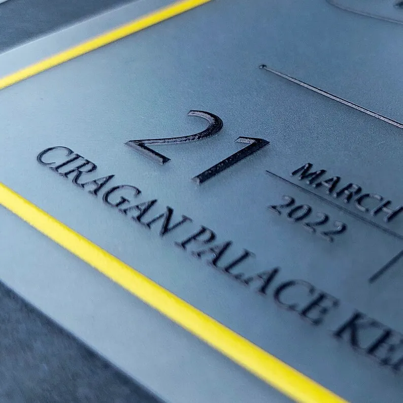 Новый продукт мусульманское белое приглашение на свадьбу роскошное свадебное с восковой печатью и сушеным цветком для Quinceanera