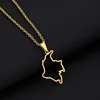 Collar hueco de oro