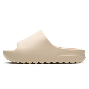 Trendy Open Toe Design Indoor Summer Soft EVA Waterproof for Slippers Comfortable Anti-Slip Home Couples Candy Colors