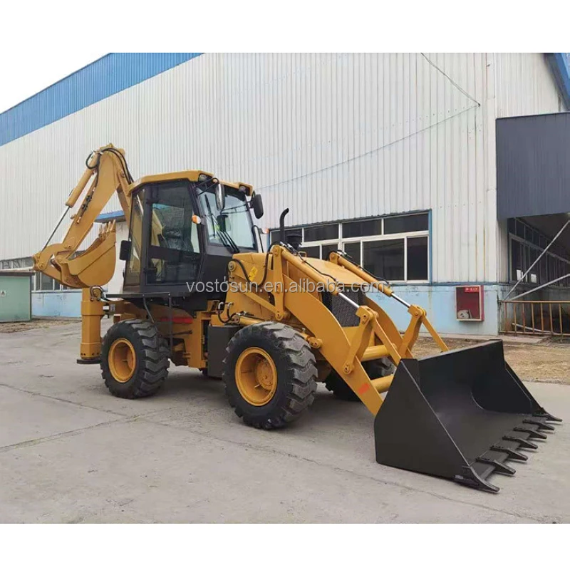Aolite With Diesel 4x4 Front Backhoe Loader