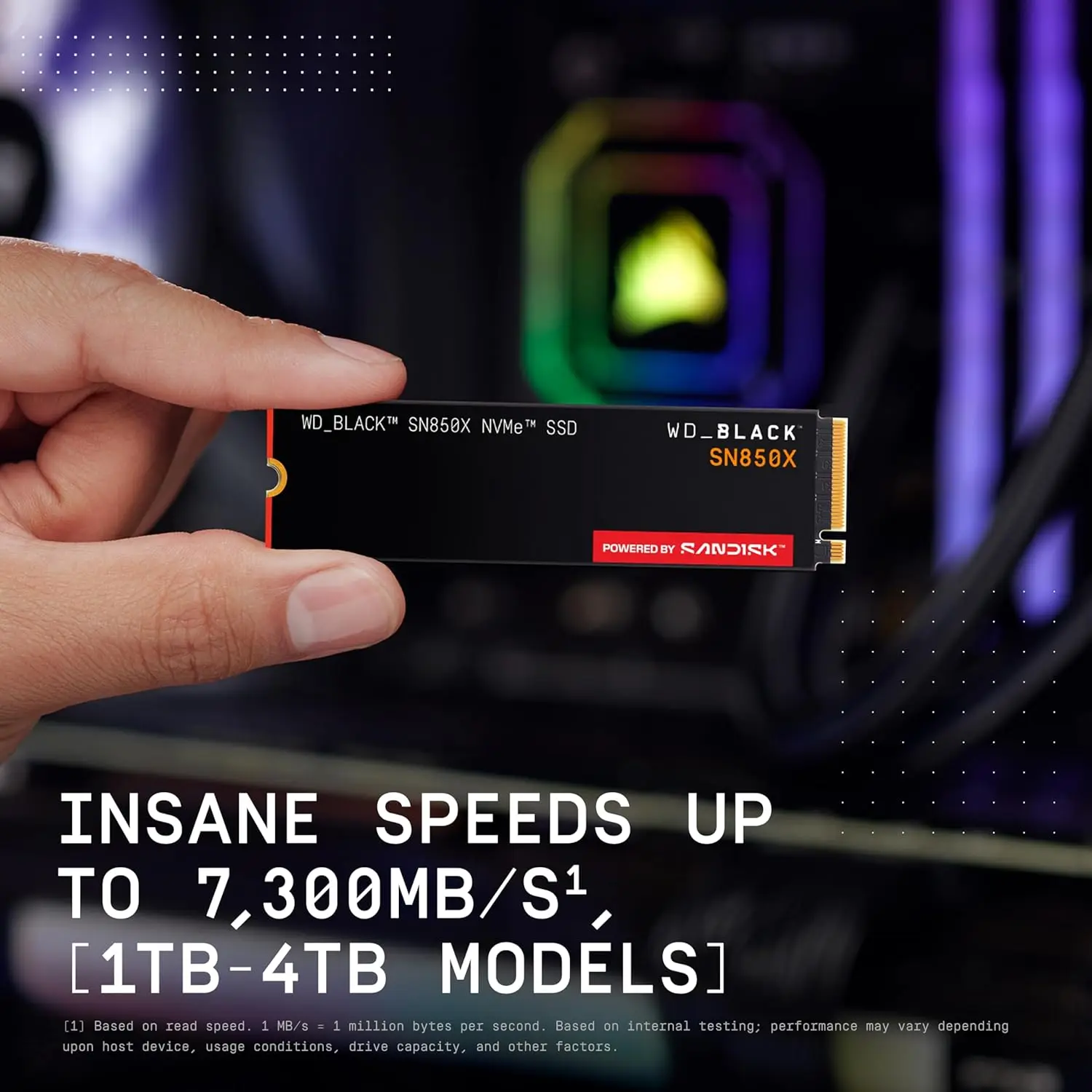 New for BLACK 2TB SN850X NVMe Internal Gaming SSD Gen4 PCIe M.2 