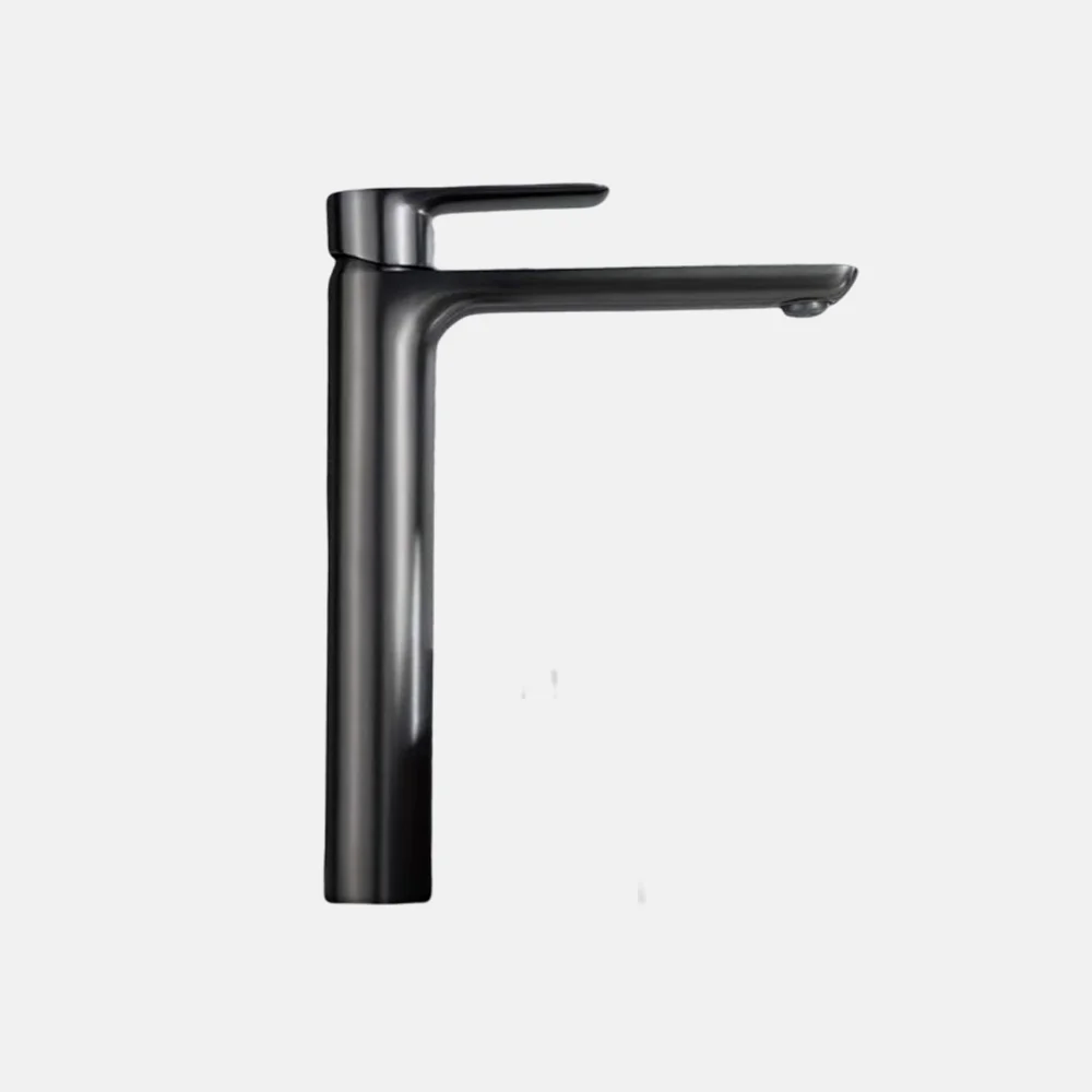 Wholesale Unique Design Compact Gun Mental Basin Faucet  Brass Single Handle Cold  And Hot Water  Bathroom Waterfall Wash Taps