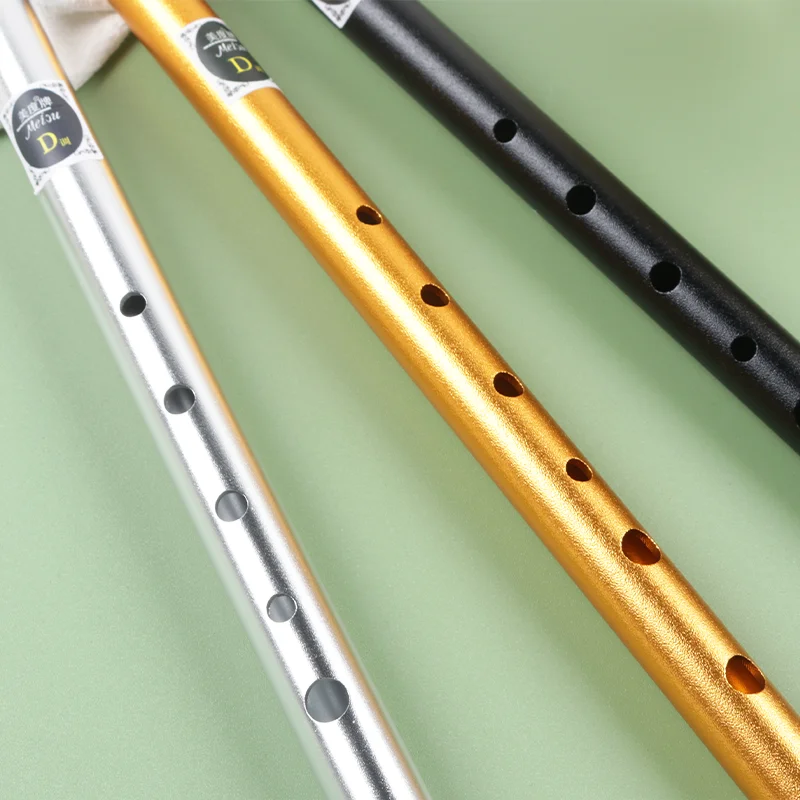 6 Holes Copper Traditional Irish Whistle Flute C/D Key Flute Chanter Mini Pocket Musical aperçu 5