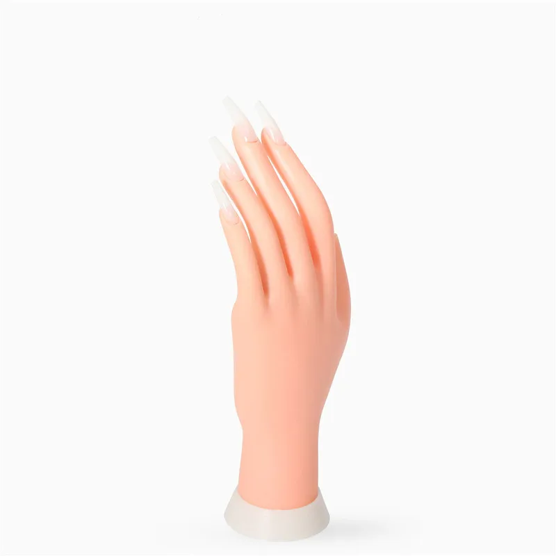 Practice Hand  with Positionable Finger Mannequin Hand for  Gel Training