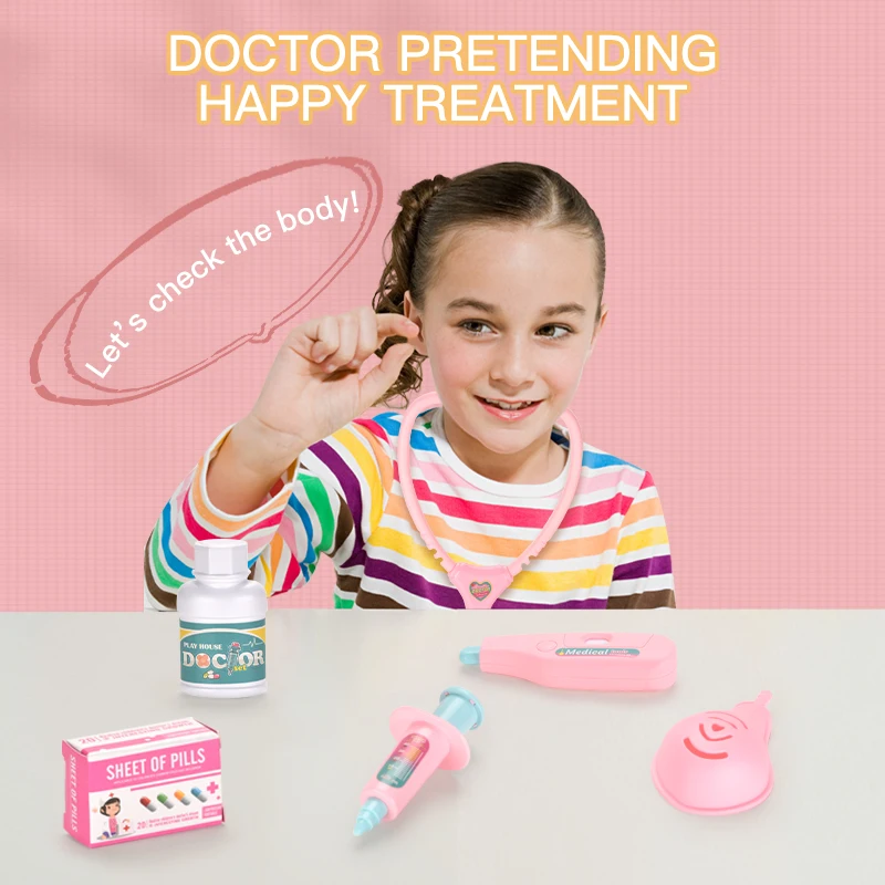 Лидер продаж на Amazon детский игрушечный набор врачей роскошный для