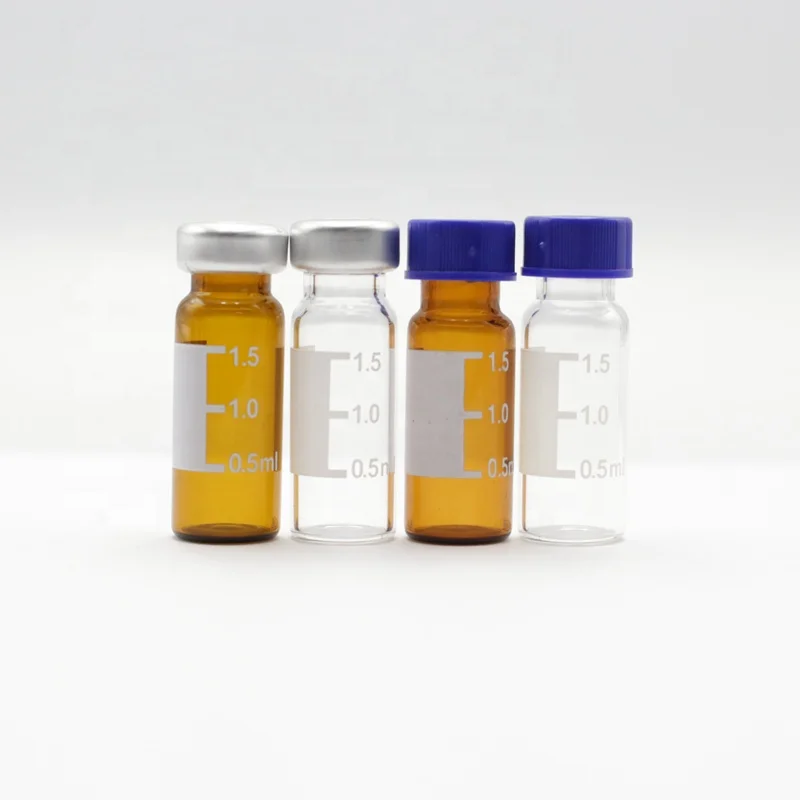 Low MOQ medical glass bottle oral solution  bottle with aluminium cap cosmetic