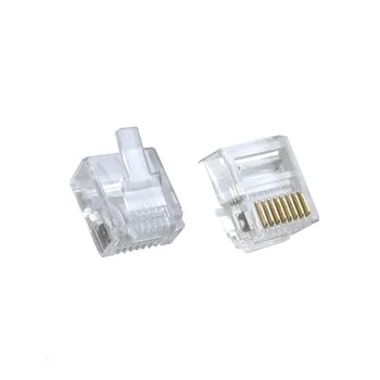 Best price for short body crystal head 8P8C ethernet RJ45 Male Connector