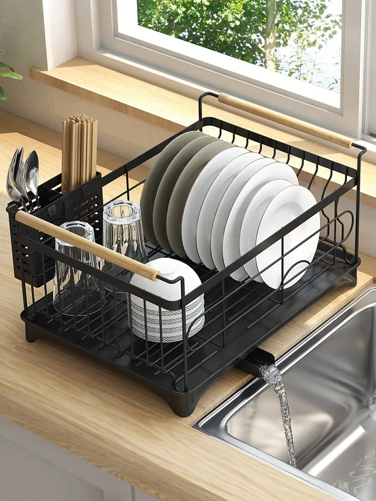 Detchanble Rack Dish Drying Rack,Dish Racks For Kitchen Counter,Detachable Large ...