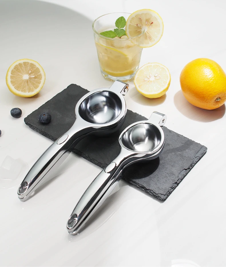 Spremiagrumi Manuale 2 Pezzi - Spremilimone In Alluminio, Estrattore Di Succo Portatile Per Cucina E Bar (Giallo E Verde)