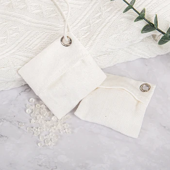 High Quality Dust Gift Bag White Sachet Cotton Pouch with String