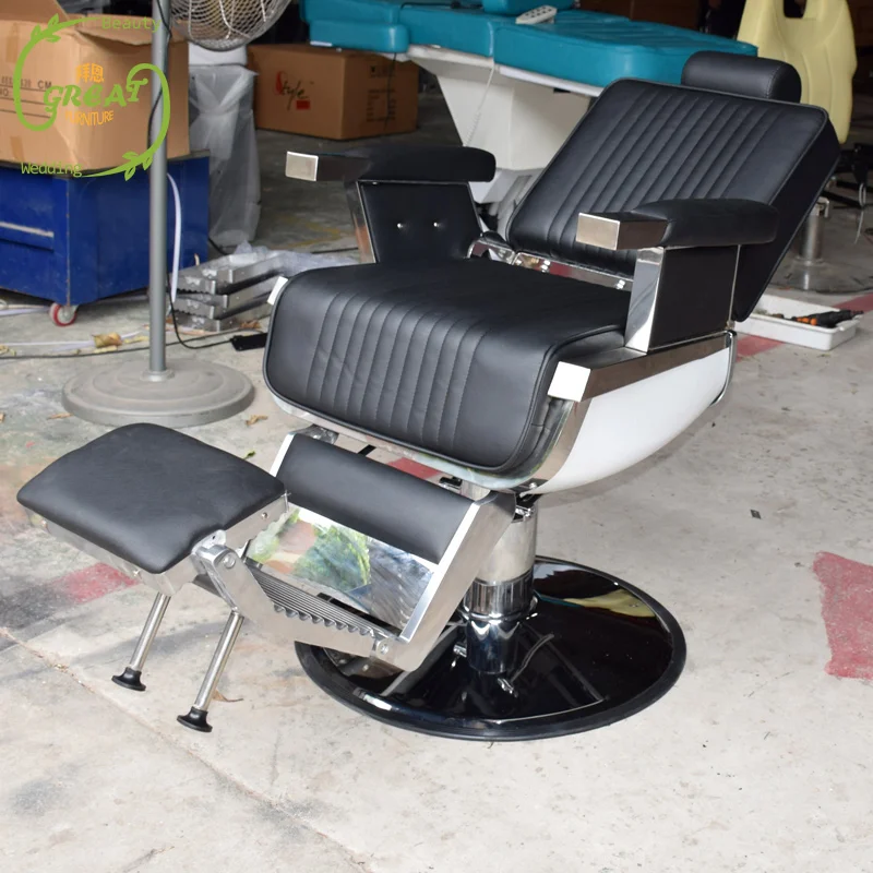Great Bc04 Luxury Hair Beauty Salon Furniture Black Vintage Hydraulic