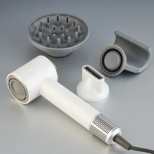 Modern Hair Dryer with Intelligent Temperature Control System Negative Ionic Technology LED Screen Display for Home Salon Use