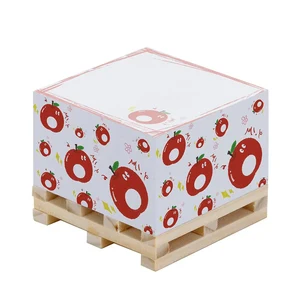 Promotional Customized Small Pallet Sticky Notes Paper Notes Cube Recycled Brick Memo Pad Set Post Custom Memopad Sticky Note