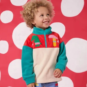 New Style Winter Jacket  Boys Colorful Unisex  Woven Jacket with Zipper Closure Mushroom Dinosaur  Kids Outwear Sportswear