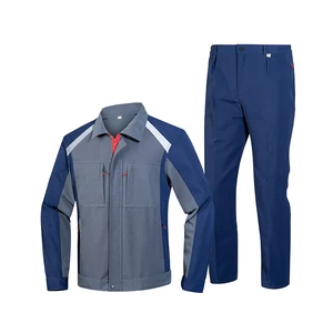 Construction Work Wear Durable Wear Resistant Breathable Multi-Pocket Polyester Work Coveralls for Unisex