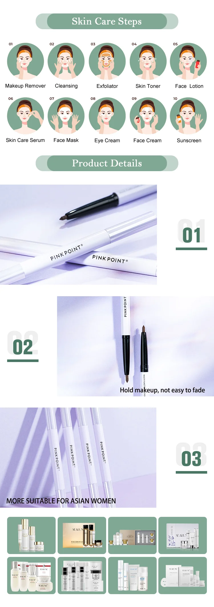 Private Label Custom Logo Waterproof Extremely Fine Brow Eyebrow Pencil supplier