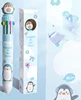 Pingüino de aventura azul