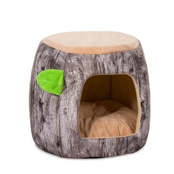 wholesale manufacturer wood Style Funny Shape Winter Comfortable Delicious Durable Cozy Two-Way Use Pet Bed