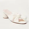 White 5 cm heel