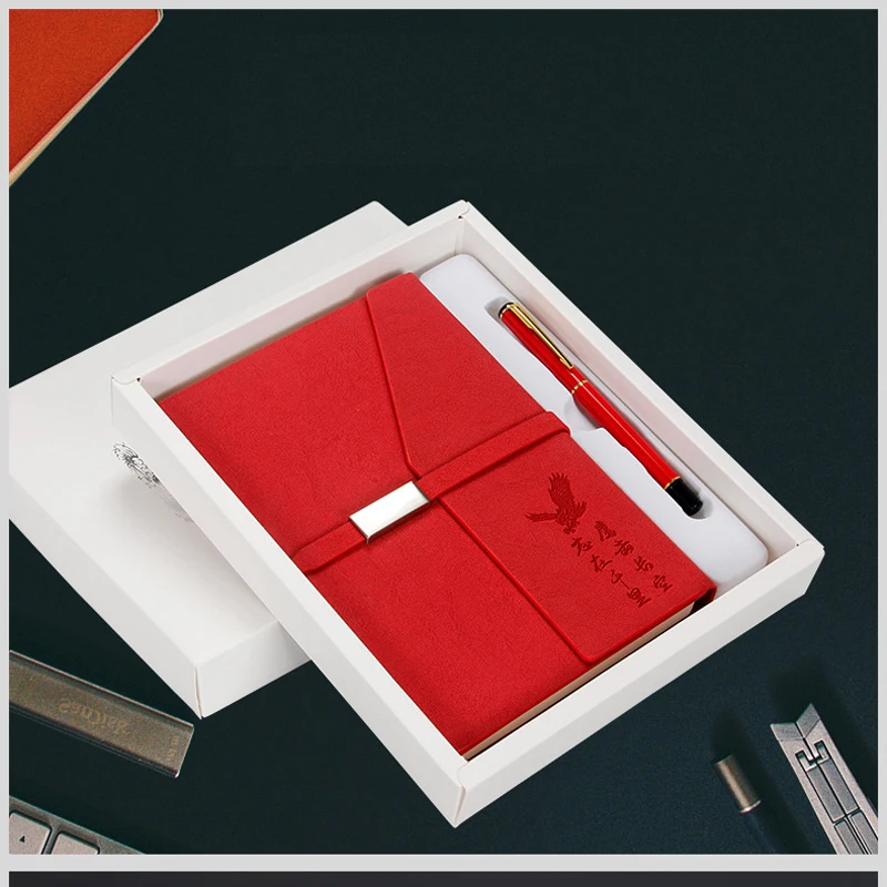 Back to School Notebook Pen Set in PU Graduation Gift for Students Teachers Staff Business Christmas Gifting for Education
