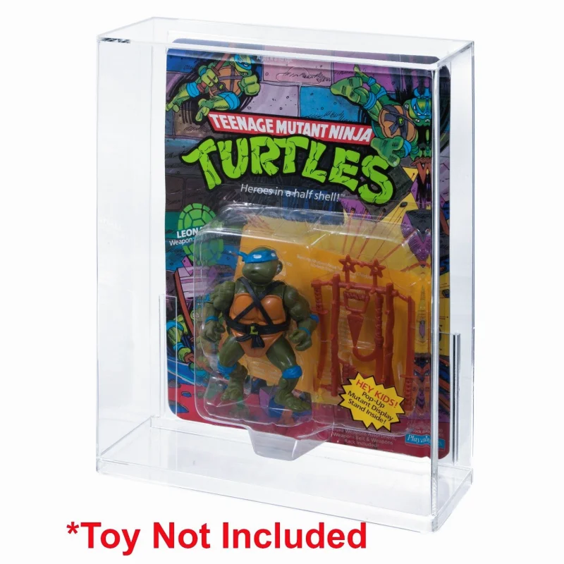 Custom TMNT Carded Action Figure Acrylic Box Display Case - Floor ...