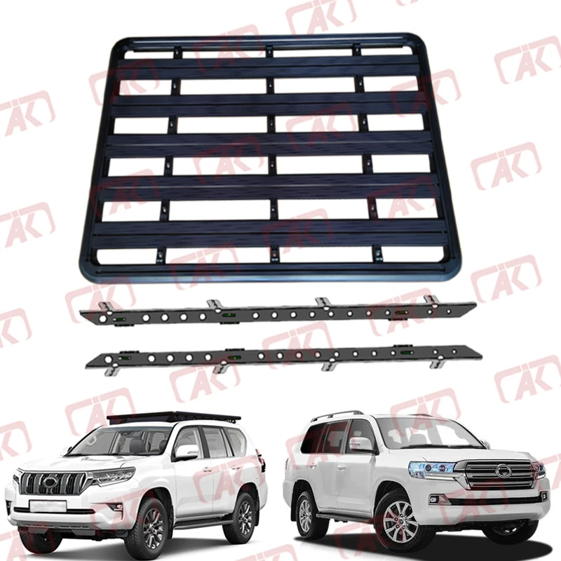 Aluminum Alloy Flat Luggage Carrier Platform Roof Rack For Land Cruiser ...