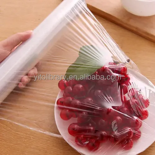 Custom Biodegradable Compostable PLA PBAT Food Vegetable Fruit Wrap Cling Film for Home Use Eco-friendly Material Cling Wrap