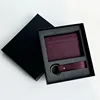 Burgundy boxed