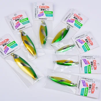 CHEERY 30-150g Slow Sinking Metal Jigging Fishing Lure Wing Laser Sticker Lead Metal Jig Swim Baits Saltwater Zander Marlin Pike – Metal Jig – view 4