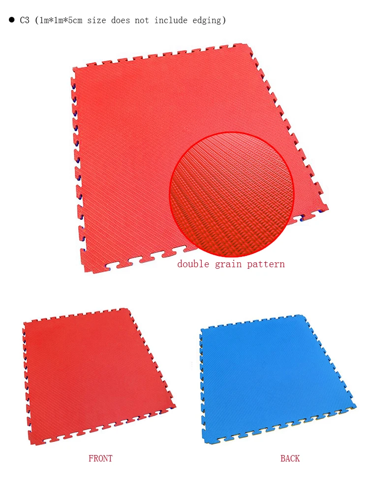 Wesing Custom Pe Material Mat 100x100cm Taekwondo Kendo Mats Cheap