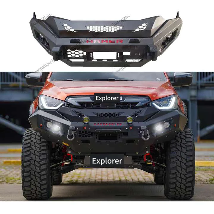 DMAX Steel Front Bumper Bar for Dmax Dmax Steel Bull Bar Extension