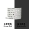 Cordones reflectantes blancos "Love", un par, modelo C10.