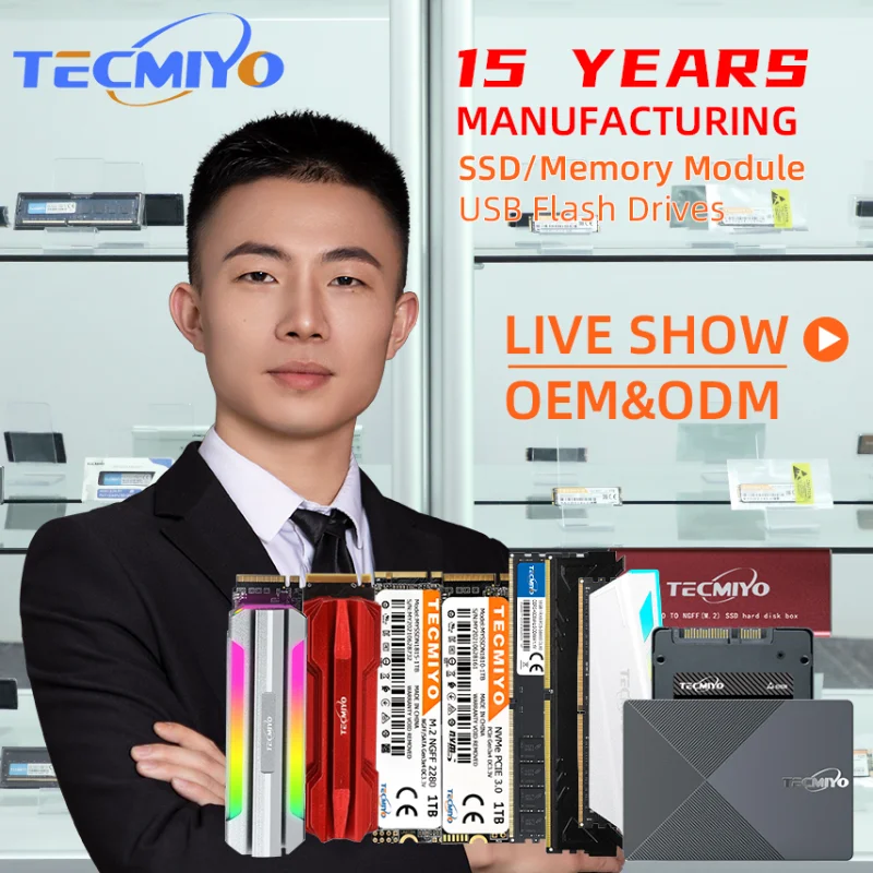 15 years oem odm ssd ram usb flash drives manufacturing product show