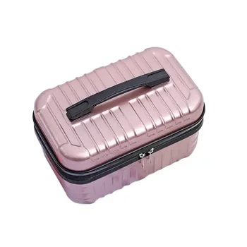 ABS PC Cosmetic Case 14 ''suitcase Travel Hand Luggage Portable Carrying Makeup Case Suitcase Korea Pc Case