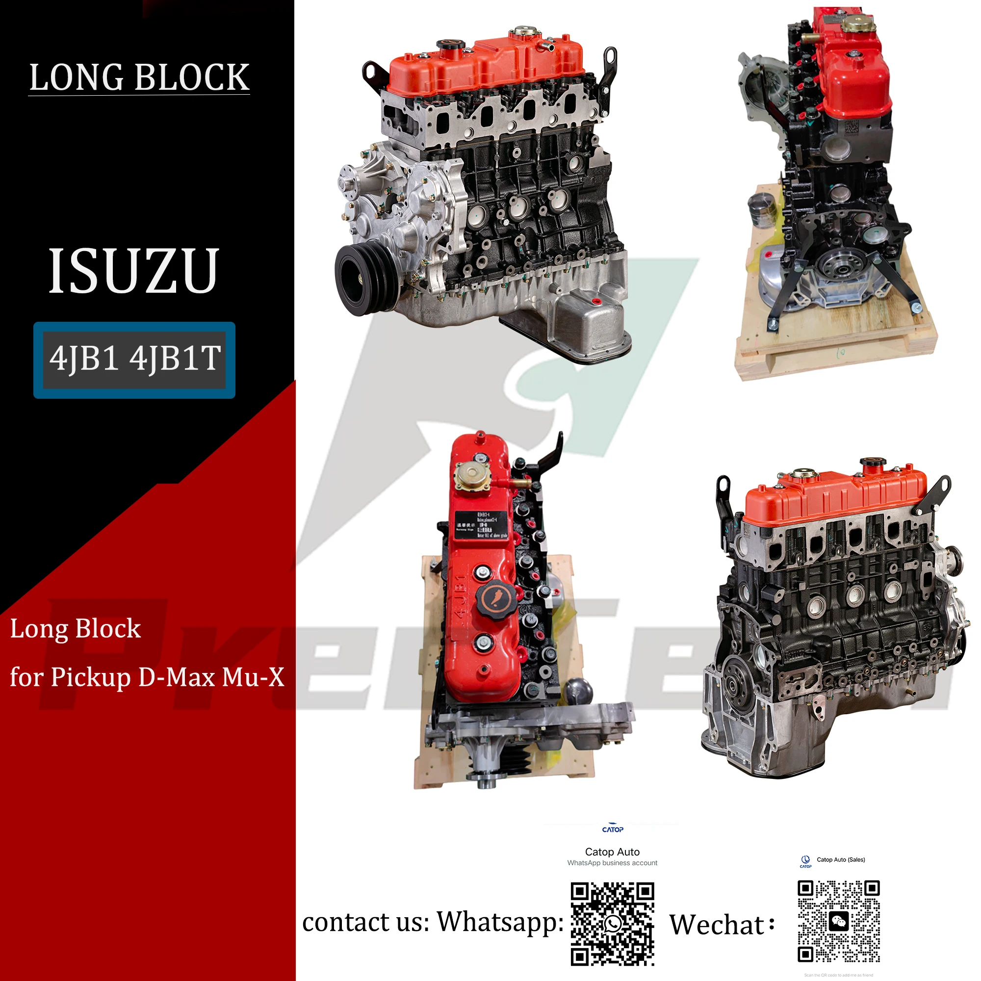 For 4HF1 Engine Isuzu 4JA1T 4JB1 4JB1T 4HG1 4JJ1 4HK1 Isuzu Truck Engine Block Short Block Isuzu 4jb1 Diesel Engines