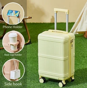 The Password for the New Travel Handle of the 18-inch Carry-on Suitcase for Women and Men Custom logo