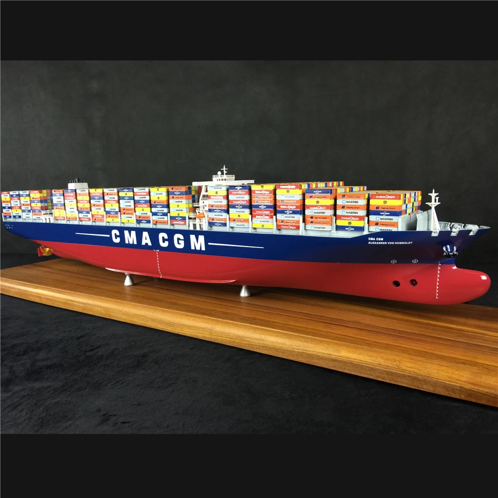 127cm CMA-CGM container ship Custom boat model Rosetti Marino O.A.S shipmodel